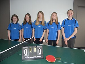1. KL Mädchen - DJK Niedersteinbach (Marie Kemmerer, Sophie Benad, Karolina Schulz, Hannah Lorenz, Katrin Hattenbach)