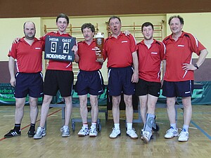 <b>2. KL Nord Herren - SV Hörstein IV</b> (Markus Willmann, Tim Höfer, Siegfried Bott, Hans Schramm, Daniel Bott, Horst Zimmermann, es fehlt: Verena Lang)