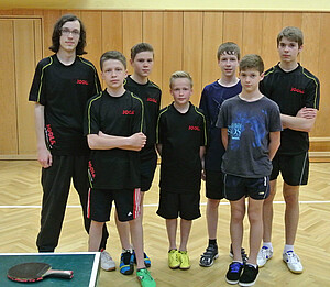 <b>3. KL Süd Jungen - TSV Alzenau III</b> (Alexander Hubert, Martin Pfaff, Nicolas Nowak, Tobias Pfaff, Johannes Freund, Markus Jürgens, Adrian Jürgens, es fehlen: Thomas Ommert, Markus Knospe)