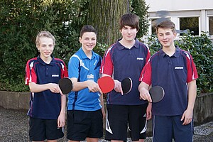 <b>2. BZL West Jungen - TuS Damm</b> (Andreas Stauner, Yannick Wolff, Lukas Kehrer, David Kostka, es fehlen: Frederic Blum, Eduard Wiebe, Julian Frai)