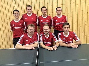 3. KL West Herren - TSV Keilberg II (hinten: Mika Stürmer, Jens Neuberger, Matthias Scheid, Martin Straub, vorne : Stefan Schuck, Lucas Hüfner, Holger Fries)