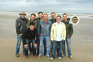 <b>2. KL Süd Herren - TSV Keilberg</b> (Steffen Rothe, Lucas Hüfner, Marco Sauer, Markus Staudt, Stefan Schuck, Michael Lausmann, Matthias Scheid, Thomas Appel, vorne: Holger Fries)