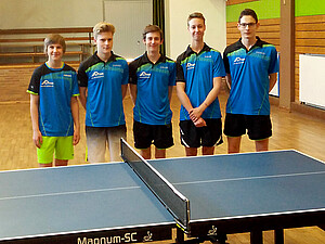 2. BZL West Jungen - TSV Grünmorsbach (Vinzenz Rossmeier, Jonas Geiss, Lars Vorbeck, Moritz Kopp, Clemens Splanemann)